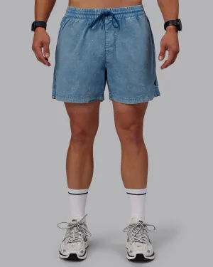 Washed Daily 5 Short - Elemental Blue