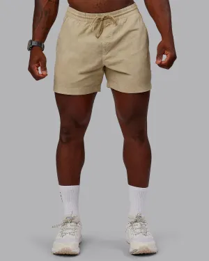 Washed Daily 5 Short - Pale Khaki