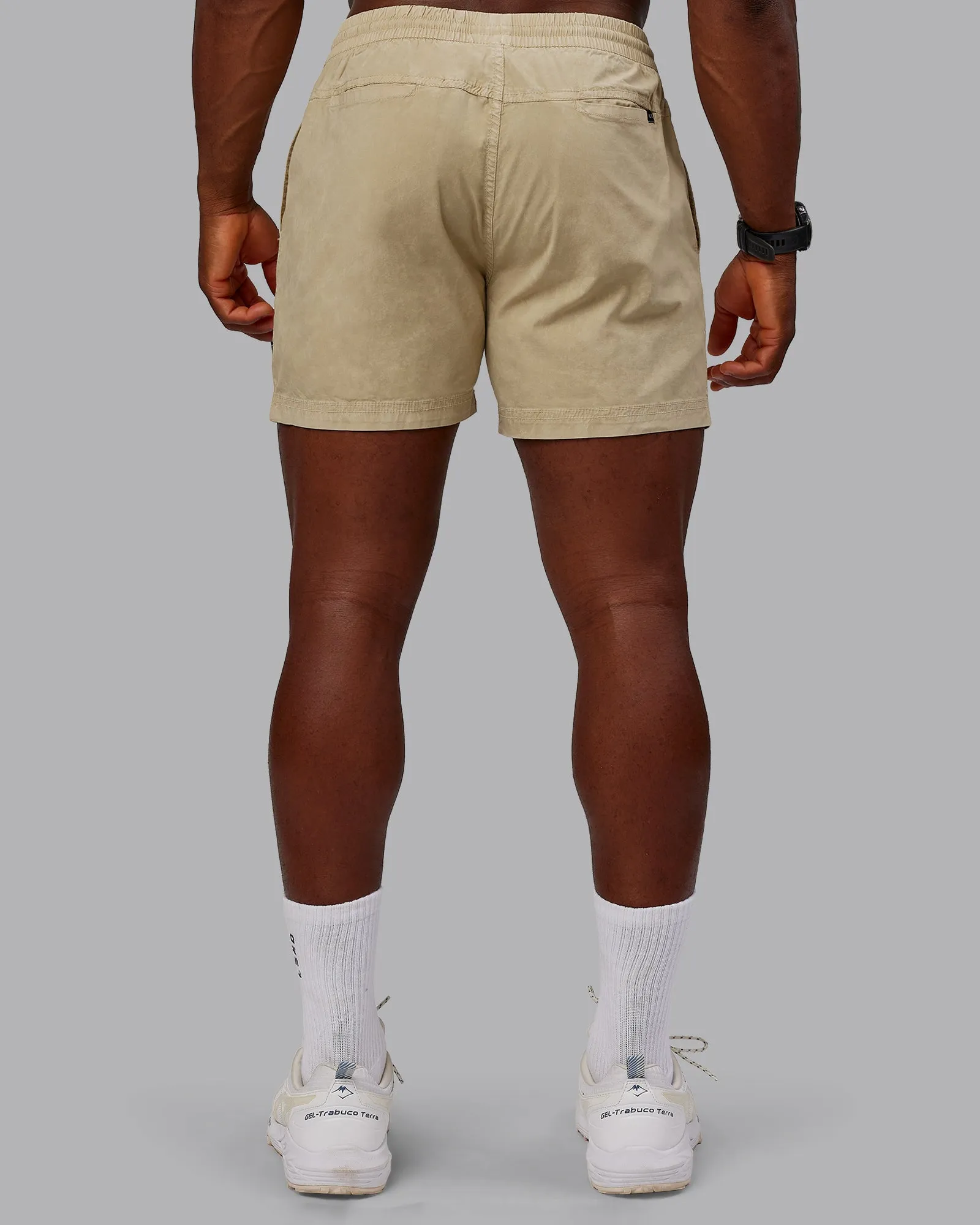 Washed Daily 5 Short - Pale Khaki