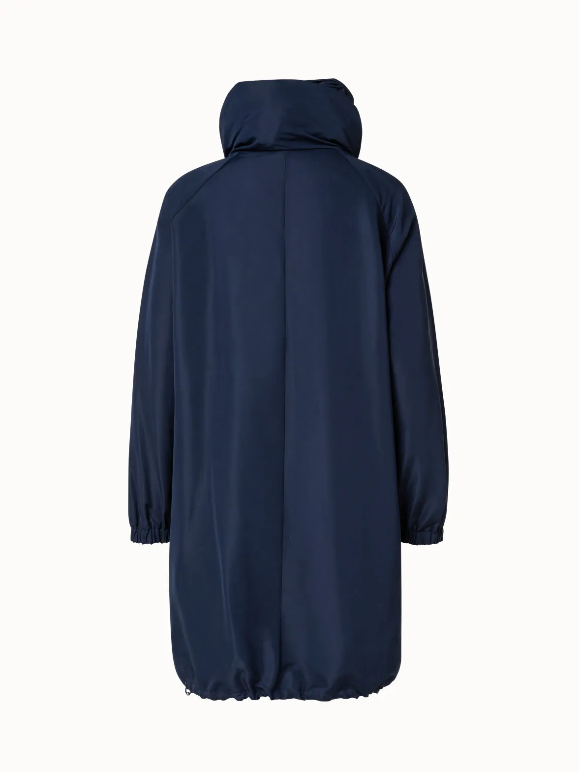 Water-Repellent Silk Taffeta Parka