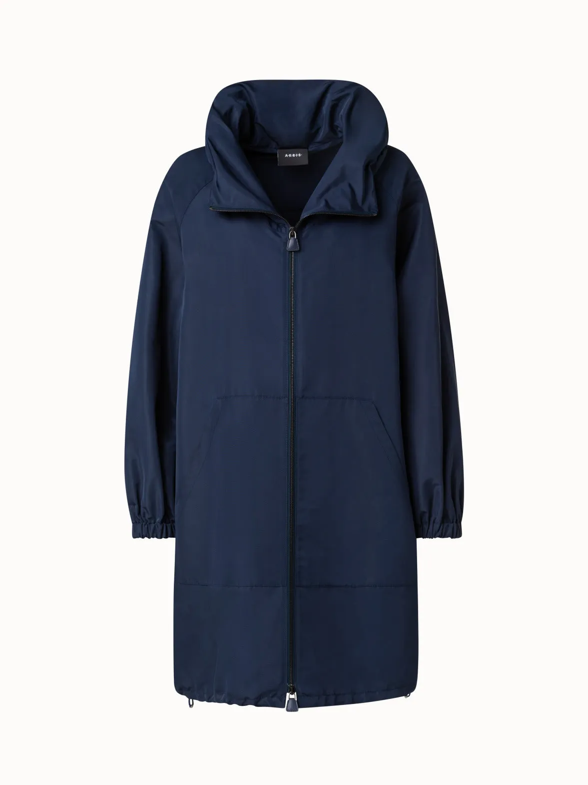 Water-Repellent Silk Taffeta Parka