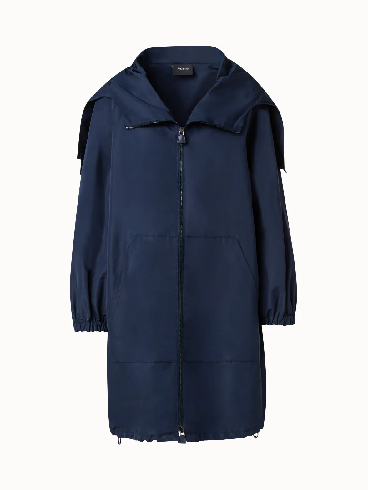Water-Repellent Silk Taffeta Parka
