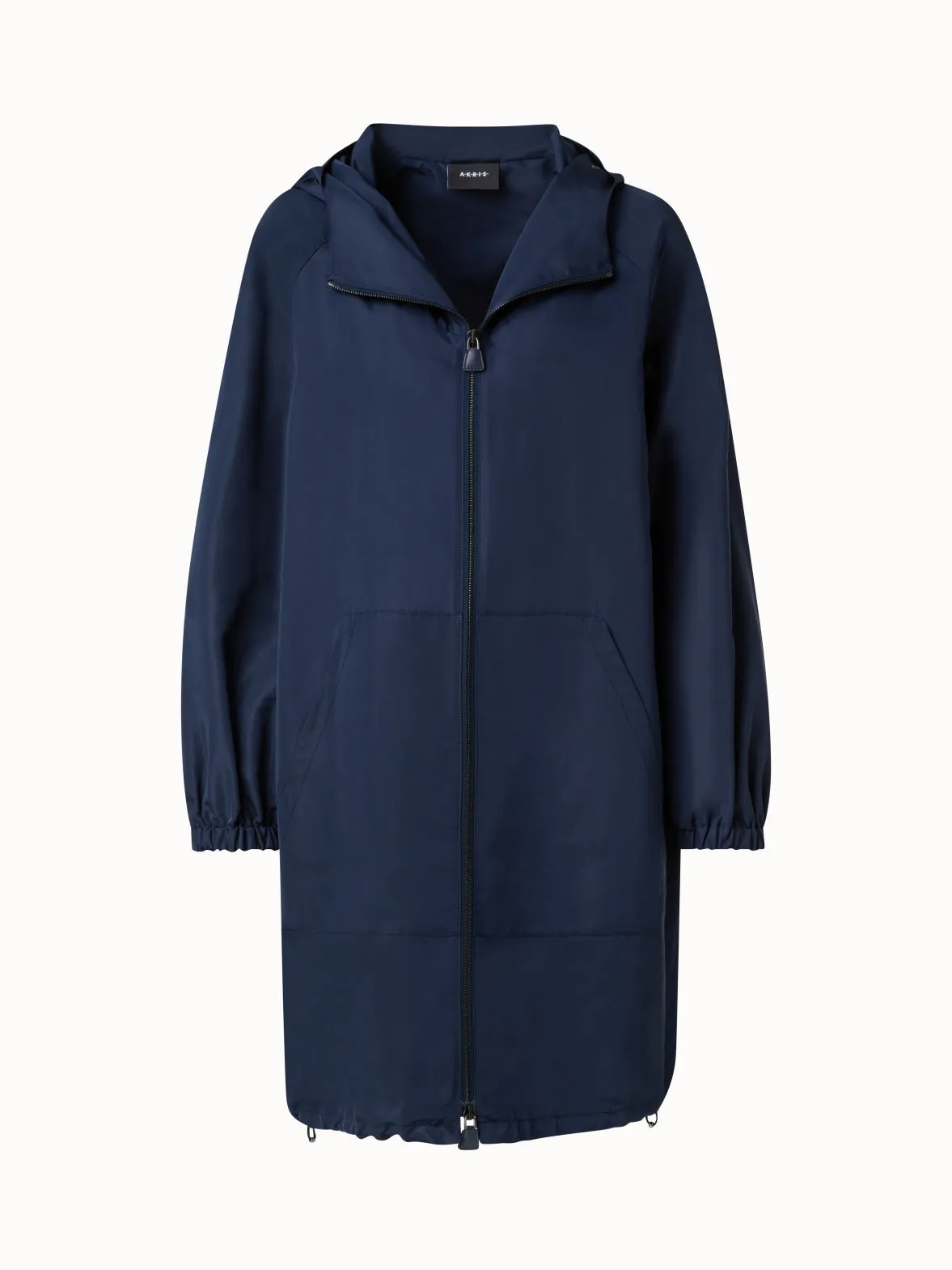 Water-Repellent Silk Taffeta Parka