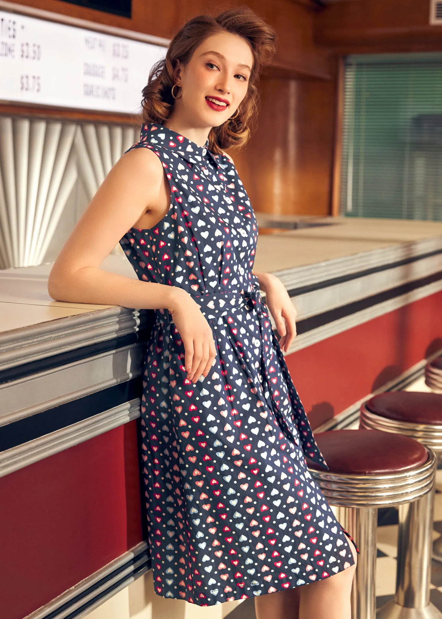 Whimsical Wanderlust Shirt Dress