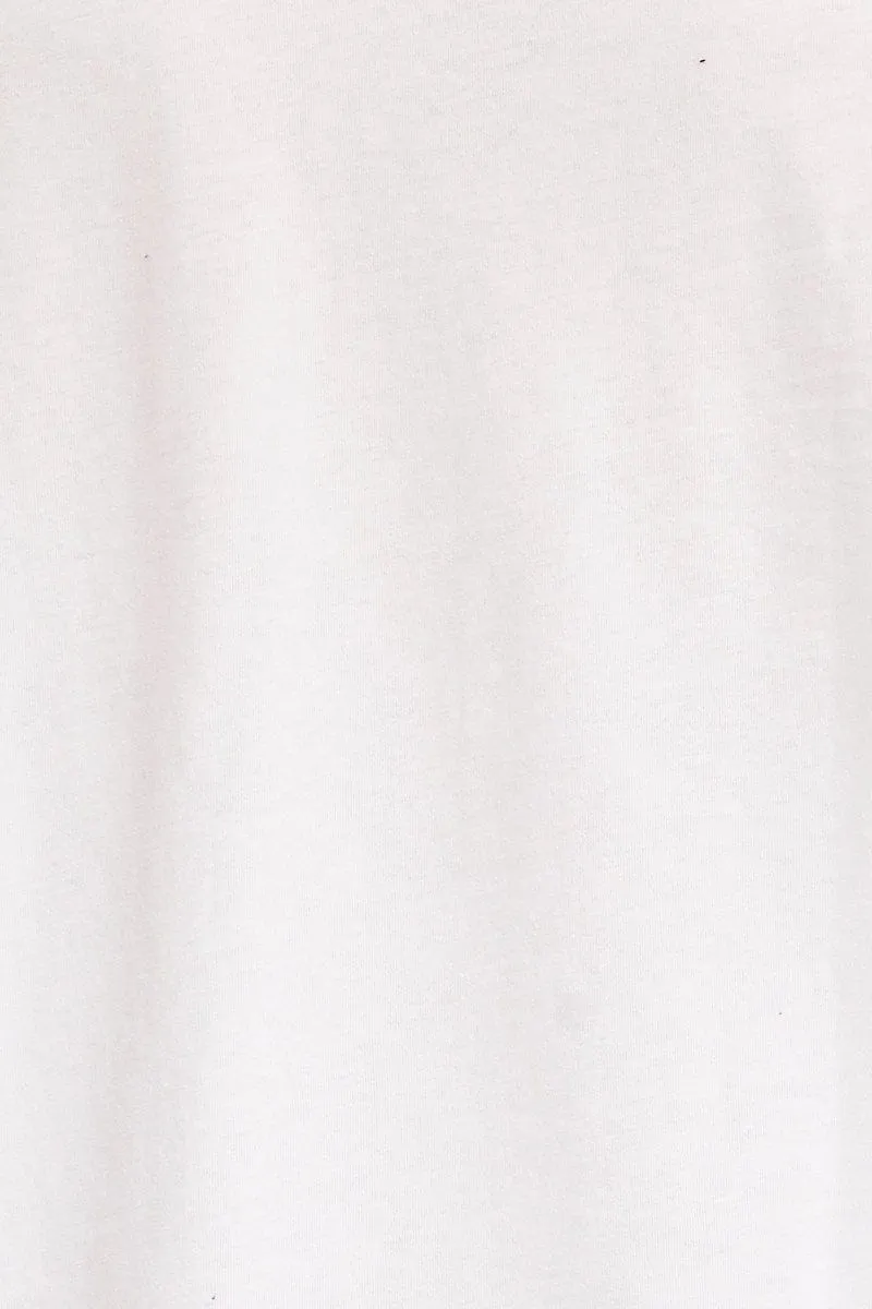 White T Shirt Short Sleeve