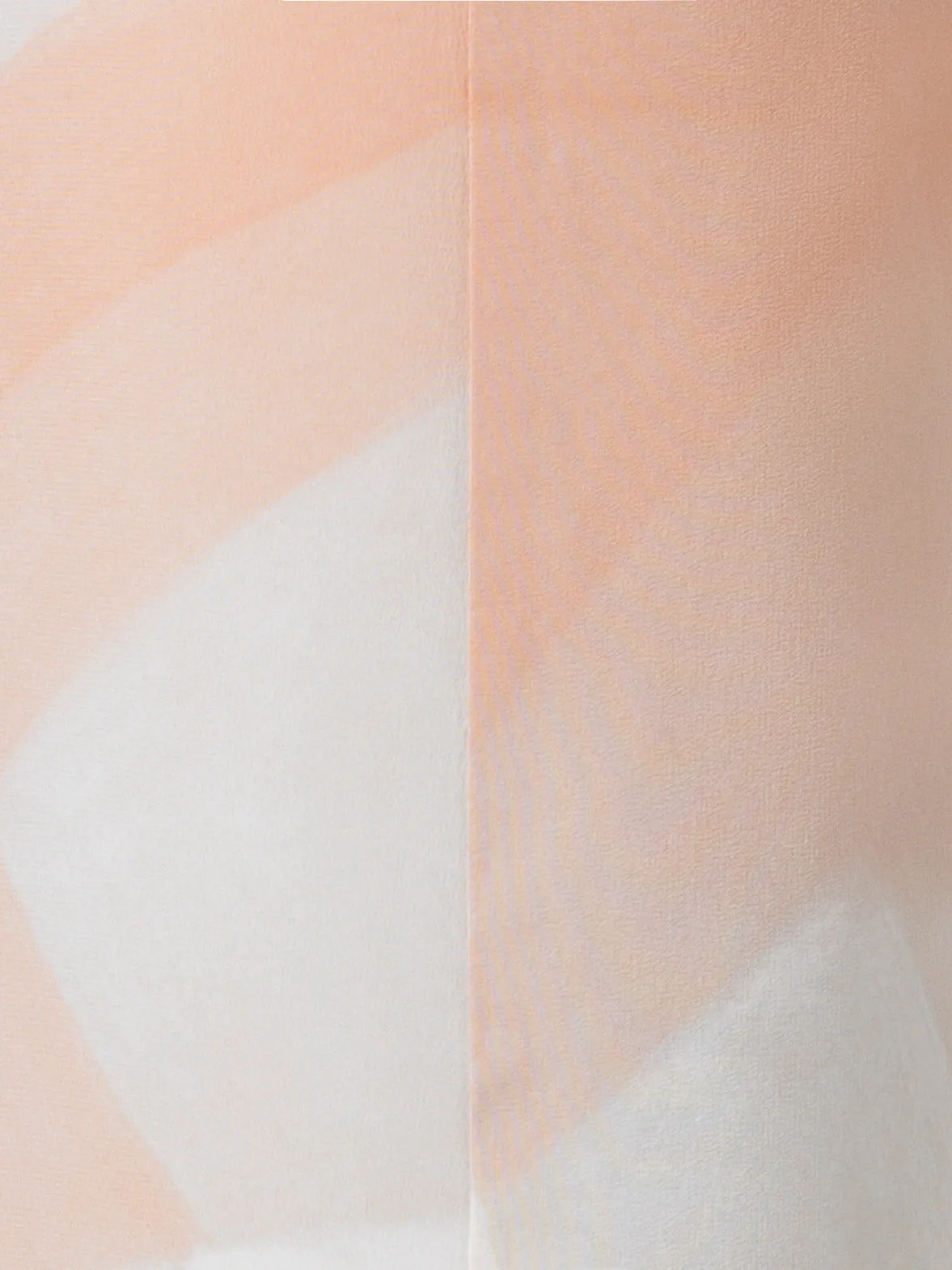 Wide Silk Pants with Chiaroscuro Print