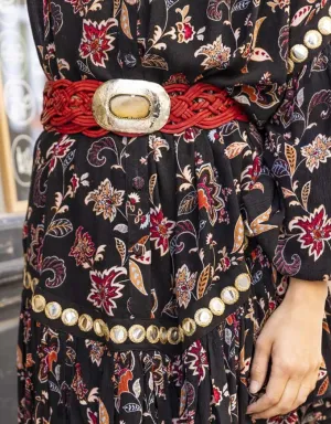 Wildwood Belt Red Leather