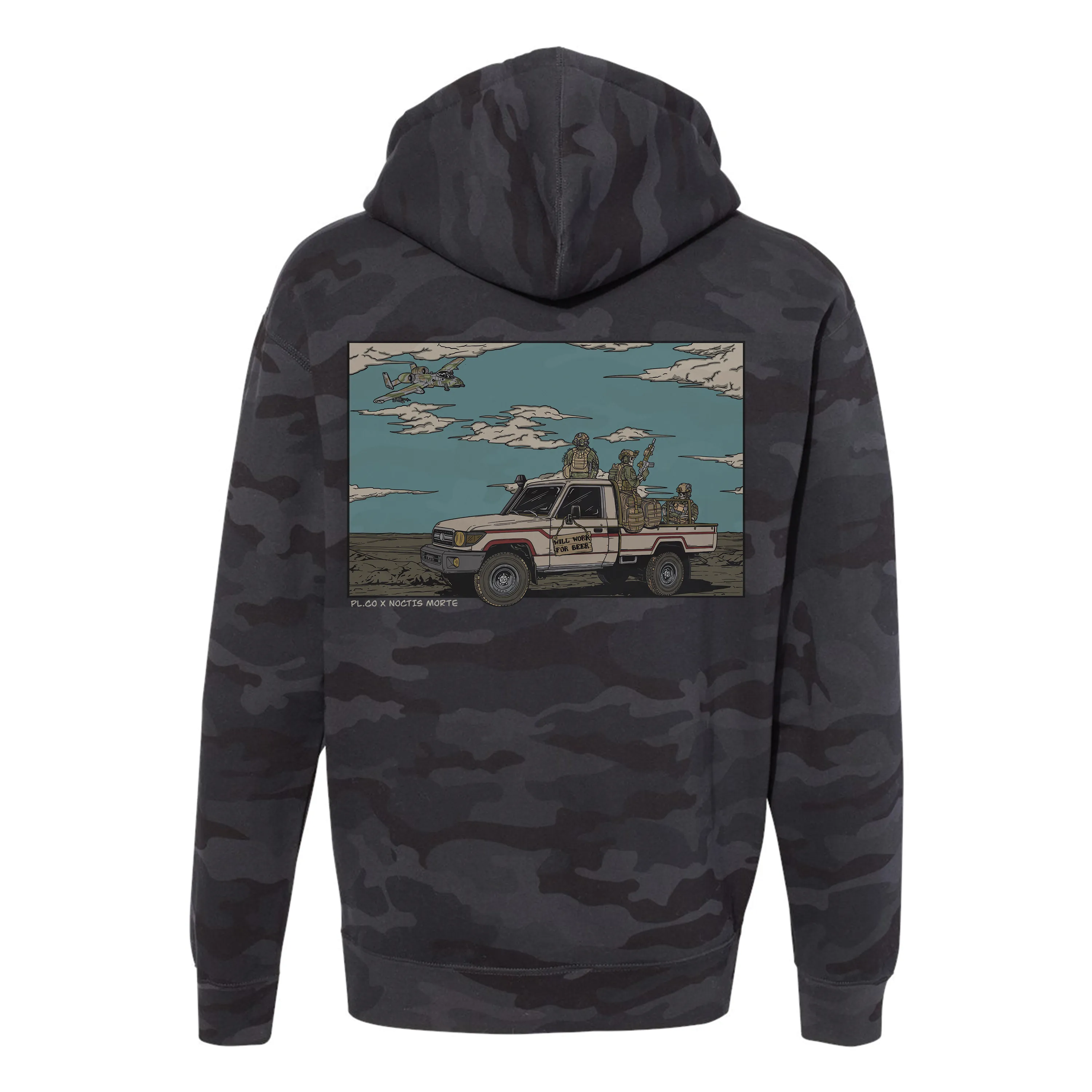 Will Work For Beer Hoodie