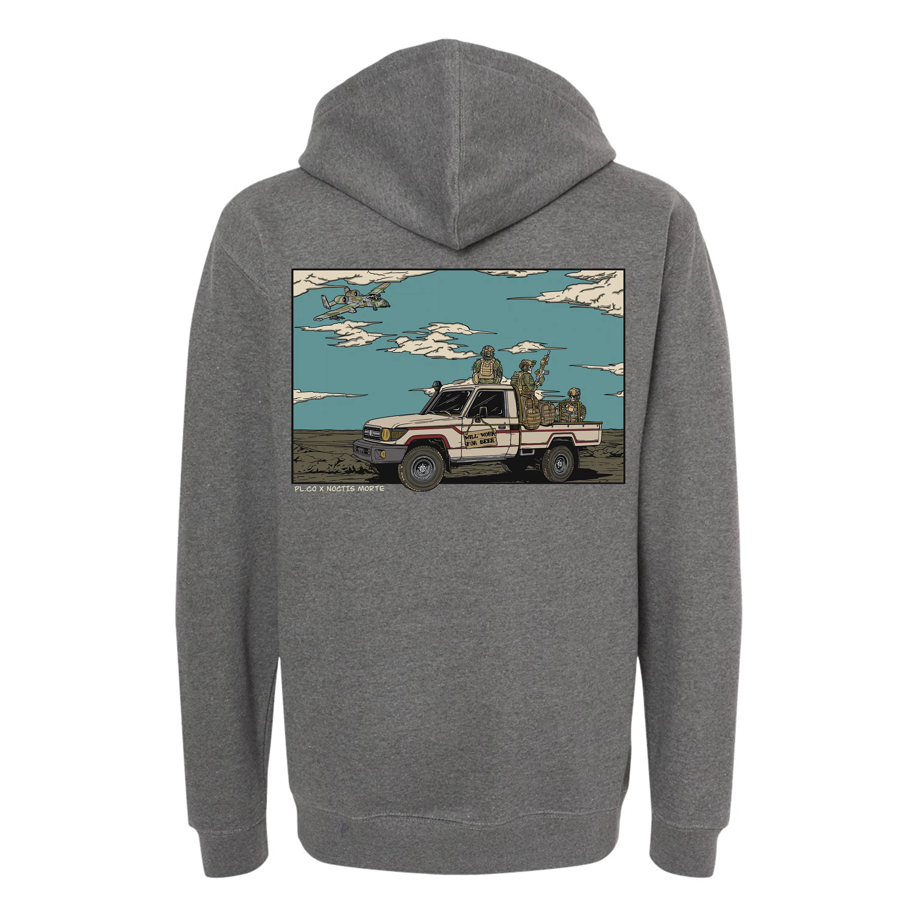 Will Work For Beer Hoodie