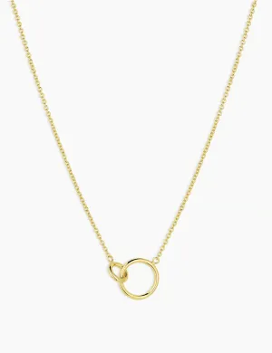 Wilshire Charm Adjustable Necklace, Gold Plated
