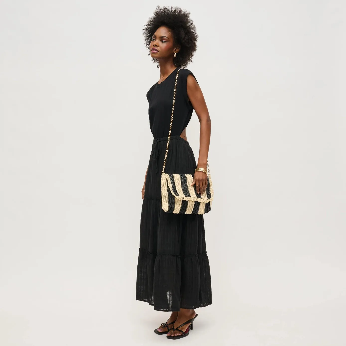 Winnie Clutch Black Natural