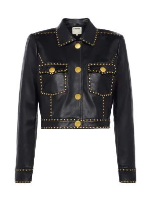 Winsome Studded Leather Jacket