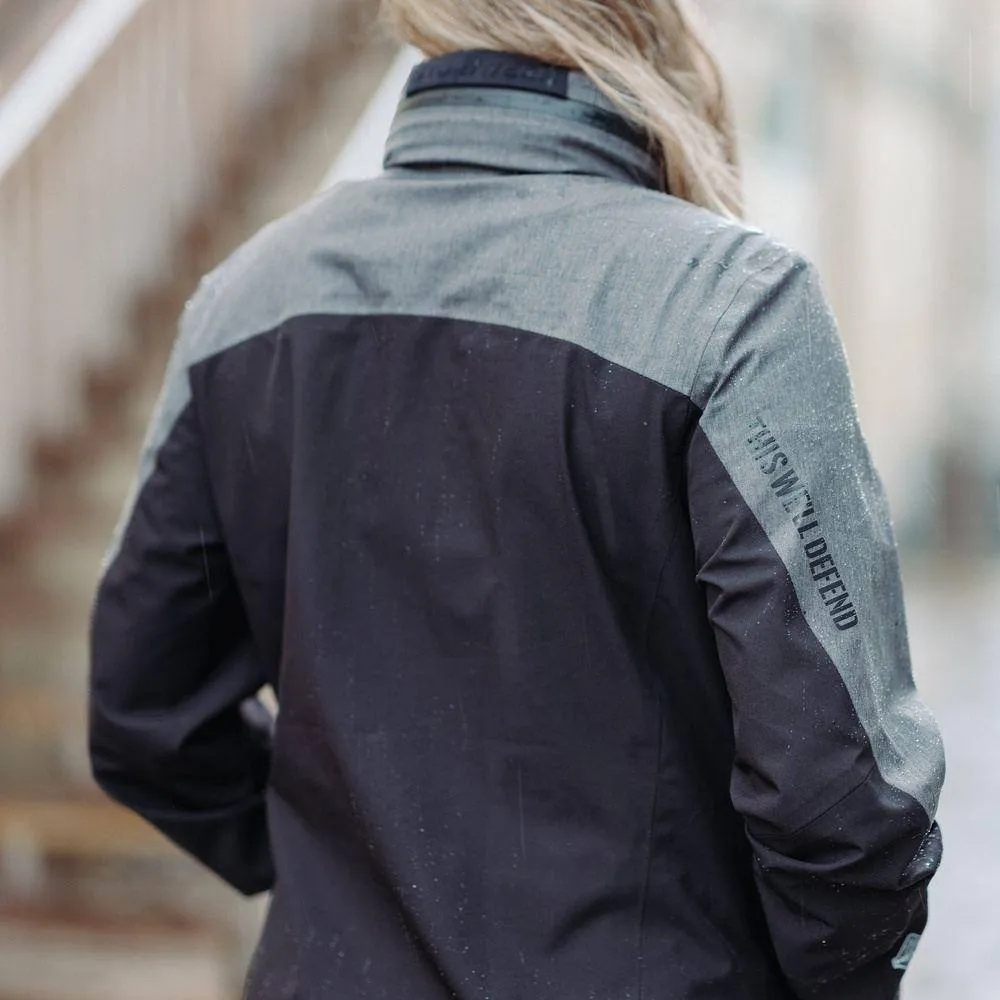 Women's Premium Rain Jacket - Black