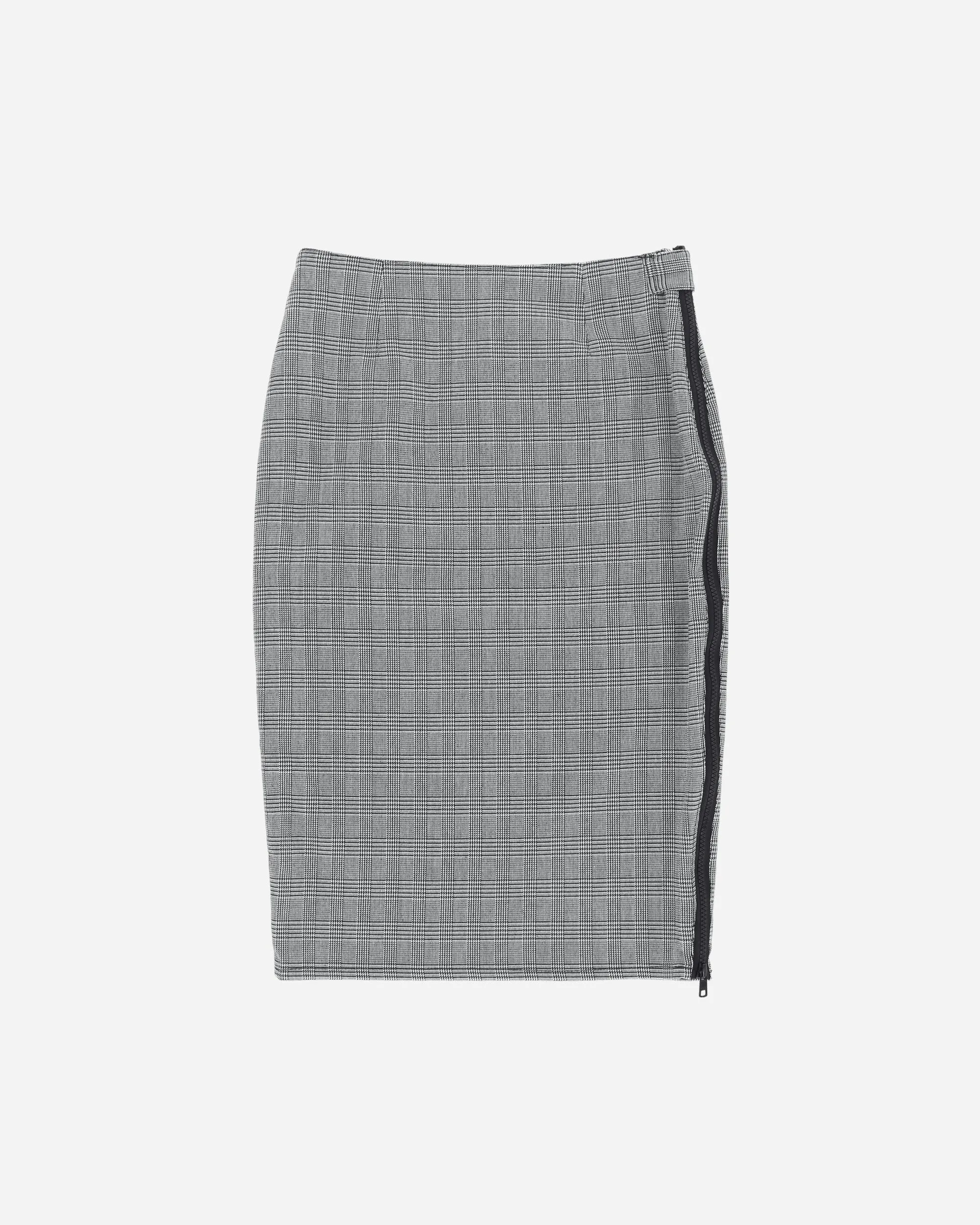 Women's Zip Skirt Grey
