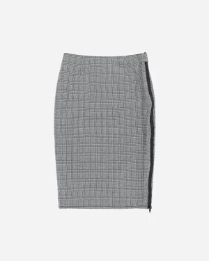 Women's Zip Skirt Grey