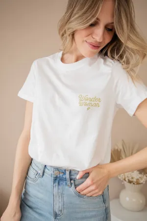 Wonder Woman White/Gold - T-Shirt