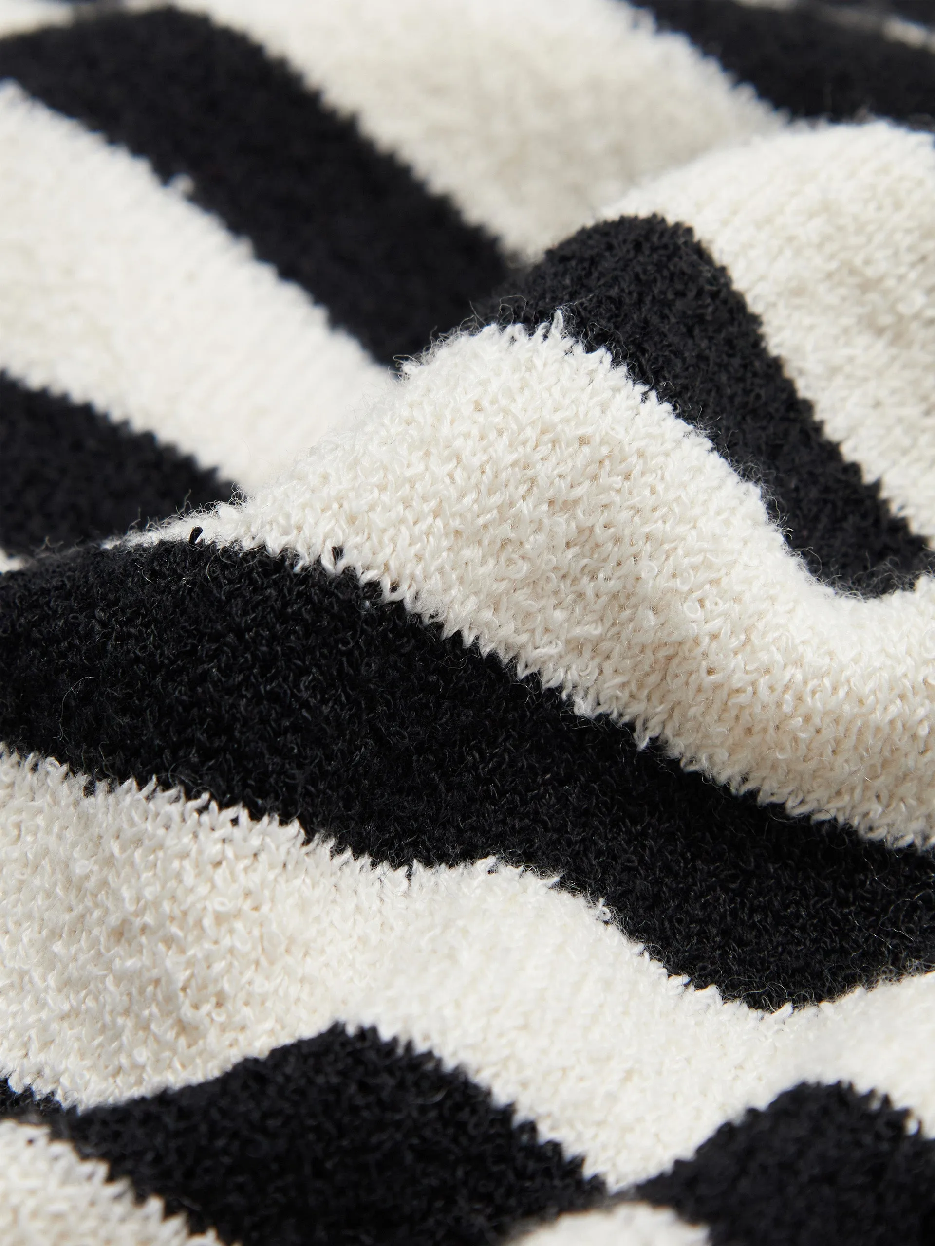 Wool Blend Striped Dress