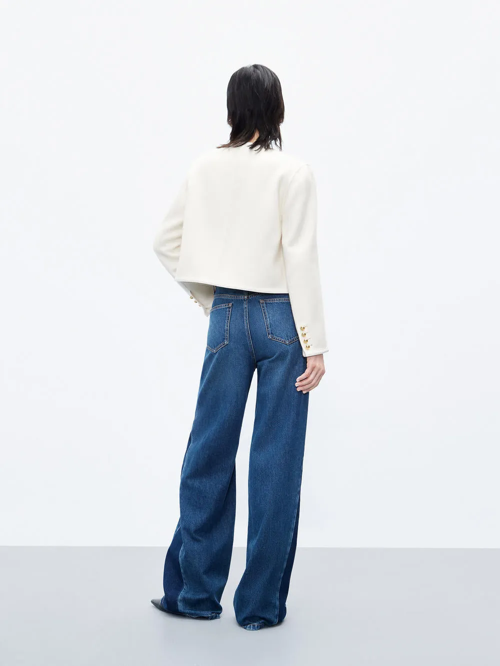 Wool Cropped Jacket