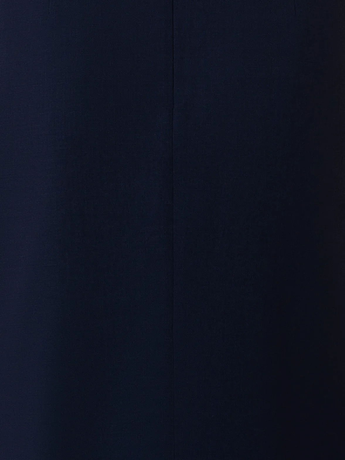 Wool Double-Face Wrap Effect Pencil Skirt