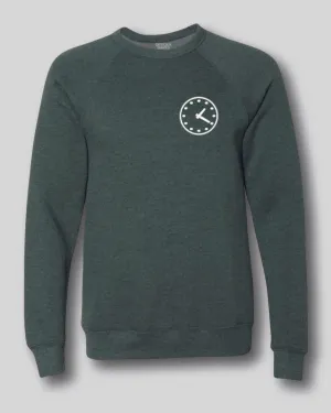 WRIGLEY CLOCK EMBROIDERED (CREW SWEATSHIRT)
