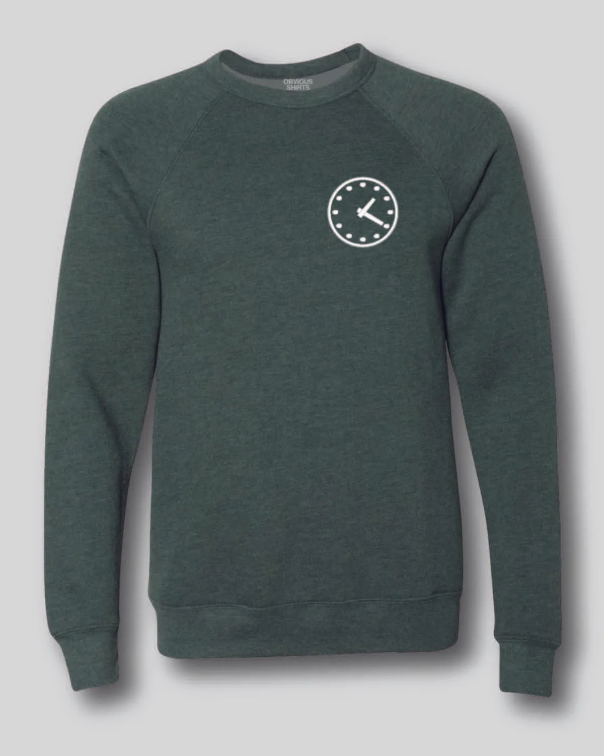 WRIGLEY CLOCK EMBROIDERED (CREW SWEATSHIRT)