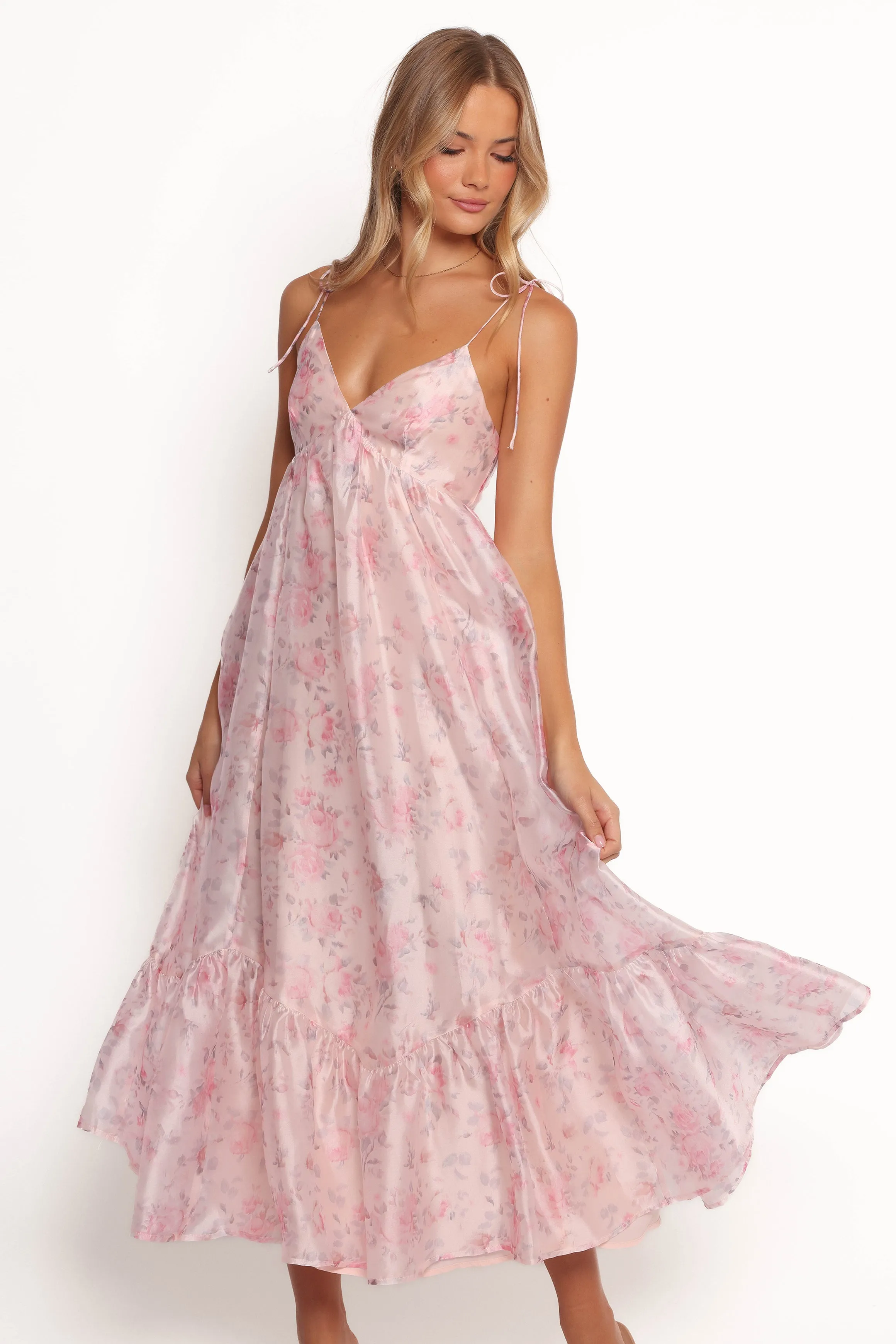 Xanthe Maxi Dress - Pink Floral