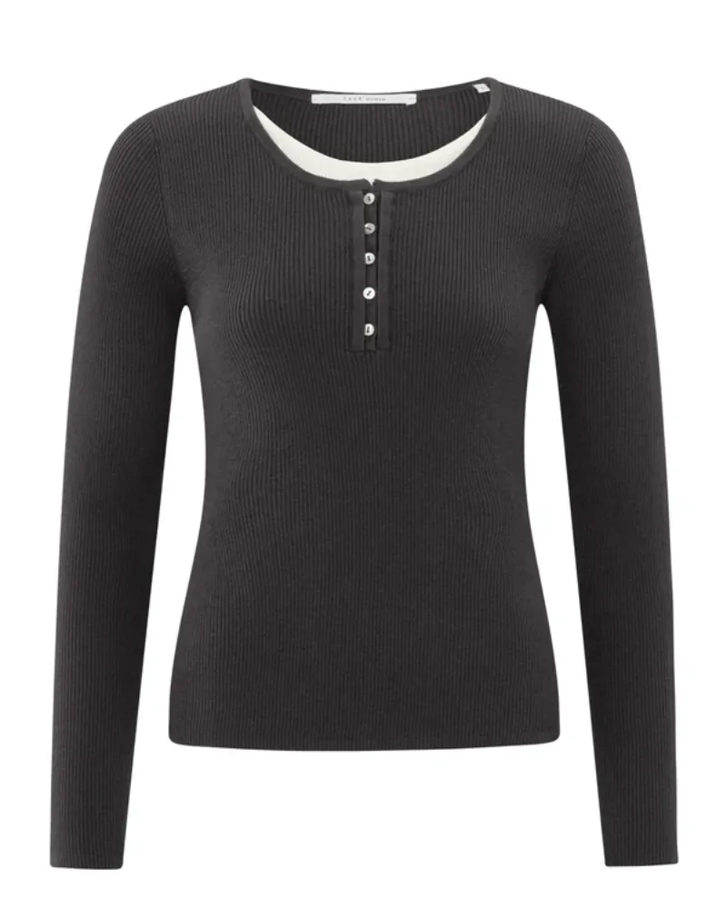 Yaya Phatom Rib Stitch Knit