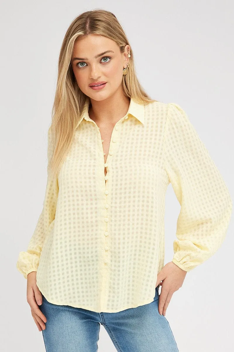 Yellow Shirt Long Sleeve Texture