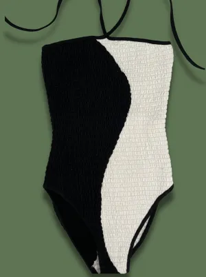 YIN NECKTIE ONE PIECE SWIMSUIT