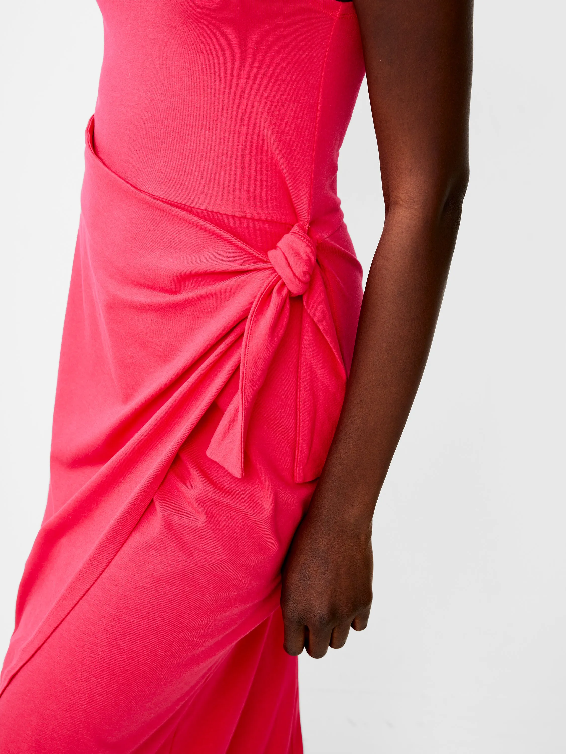 Zena Jersey Wrap Midi Dress